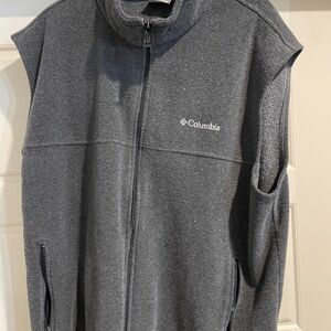 Columbia Gray Fleece Vest
